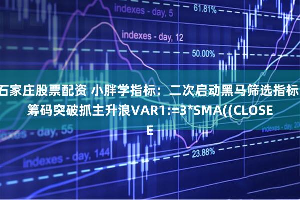 石家庄股票配资 小胖学指标：二次启动黑马筛选指标：筹码突破抓主升浪VAR1:=3*SMA((CLOSE